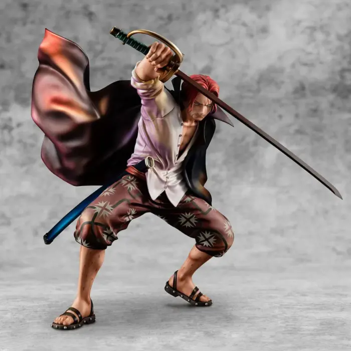 Shanks mit roten Haaren (red-haired) One Piece Portrait of Pirates (P.O.P.) Figur von MegaHouse