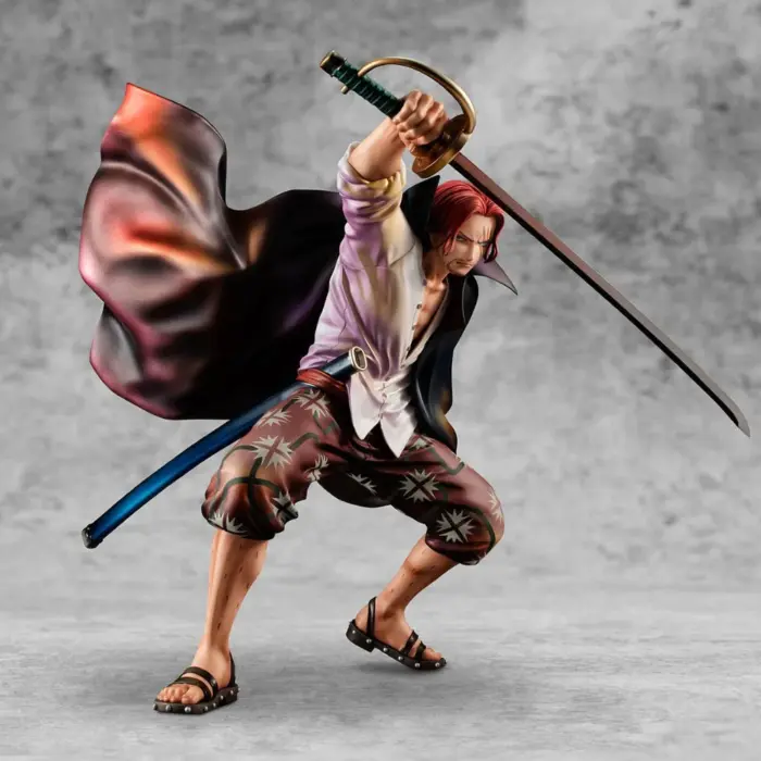 Shanks mit roten Haaren (red-haired) One Piece Portrait of Pirates (P.O.P.) Figur von MegaHouse