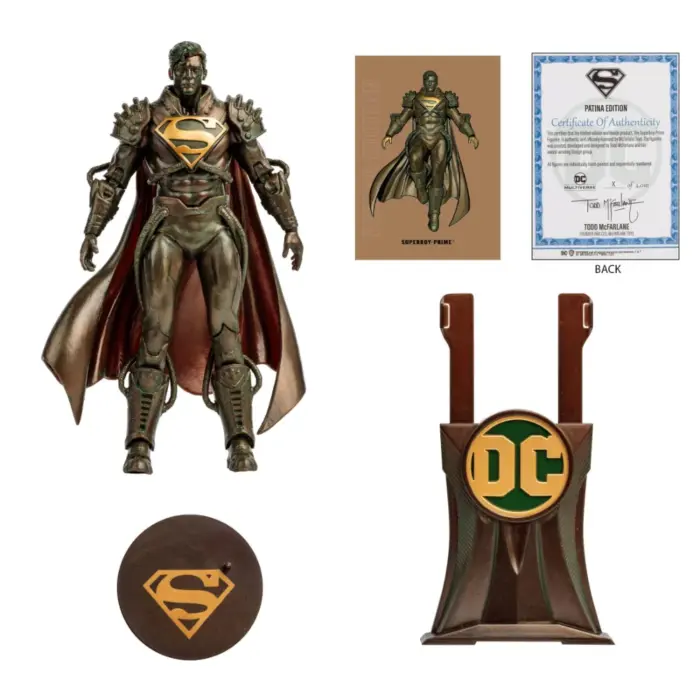 Superboy-Prime Patina Edition DC Multiverse Limited Edition Figur von McFarlane Toys aus Infinite Crisis