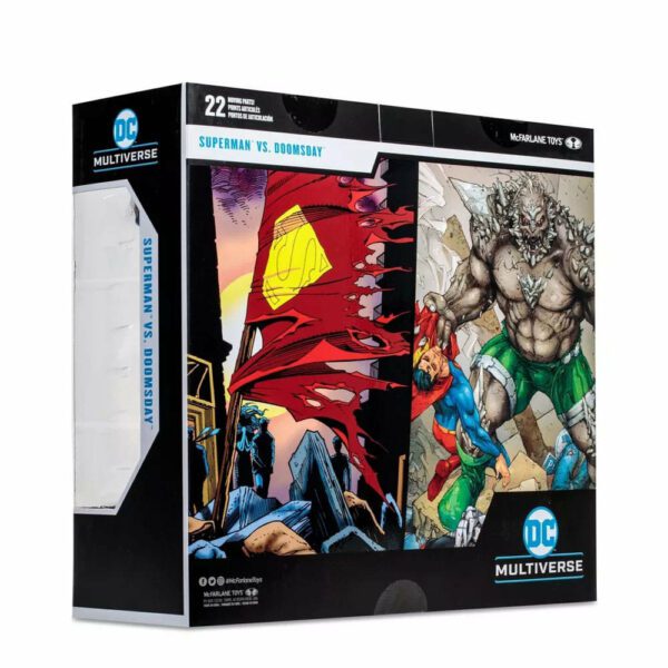 Superman vs Doomsday (Gold Label) DC Multiverse Gold Label Figuren 2-Pack von McFarlane Toys
