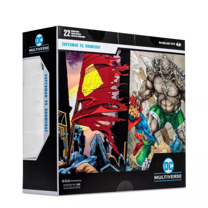 Superman vs Doomsday (Gold Label) DC Multiverse Gold Label Figuren 2-Pack von McFarlane Toys