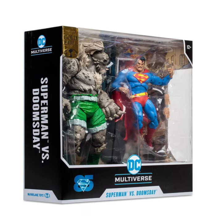 Superman vs Doomsday (Gold Label) DC Multiverse Gold Label Figuren 2-Pack von McFarlane Toys