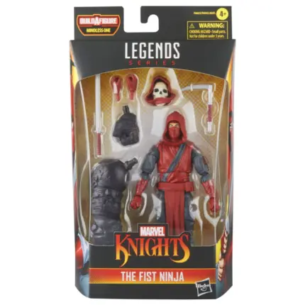 The Fist Ninja Marvel Legends Series Marvel Knights Figur von Hasbro aus der Mindless One Build-A-Figure (BAF) Wave