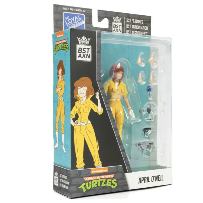 April O'Neil Teenage Mutant Ninja Turtles BST AXN Figur von The Loyal Subjects in der IDW Comic Version