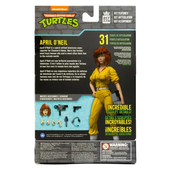 April O'Neil Teenage Mutant Ninja Turtles BST AXN Figur von The Loyal Subjects in der IDW Comic Version