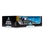 Batman und Bat-Raptor DC Multiverse Gold Label Figur und Fahrzeug von Mcfarlane Toys aus The Batman who Laughs