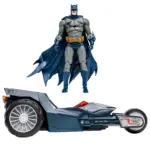 Batman und Bat-Raptor DC Multiverse Gold Label Figur und Fahrzeug von Mcfarlane Toys aus The Batman who Laughs