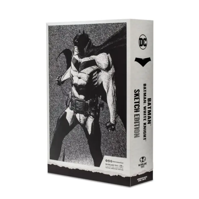 Batman White Knight DC Multiverse Gold Label Sketch Edition Figur von Mcfarlane Toys