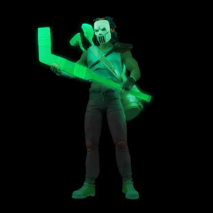 Casey Jones Skull Face Teenage Mutant Ninja Turtles BST AXN Glow in the dark Figur von The Loyal Subjects