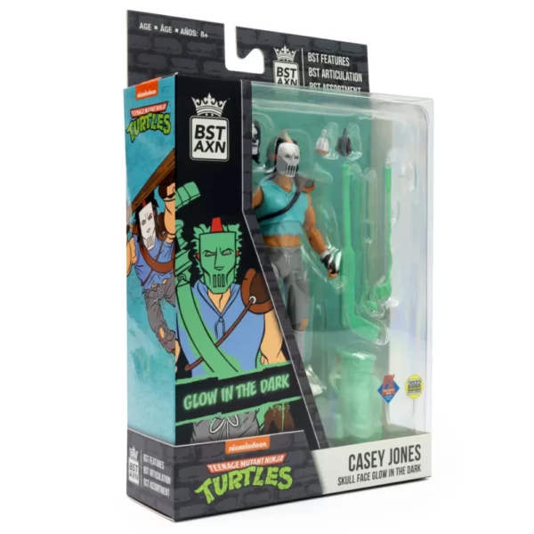 Casey Jones Skull Face Teenage Mutant Ninja Turtles BST AXN Glow in the dark Figur von The Loyal Subjects