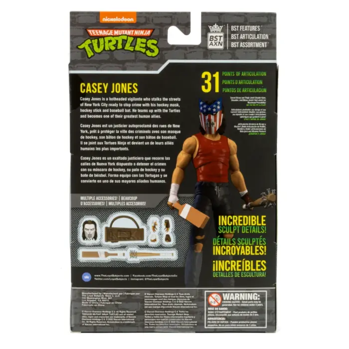 Casey Jones Urban Legends Teenage Mutant Ninja Turtles BST AXN Figur von The Loyal Subjects