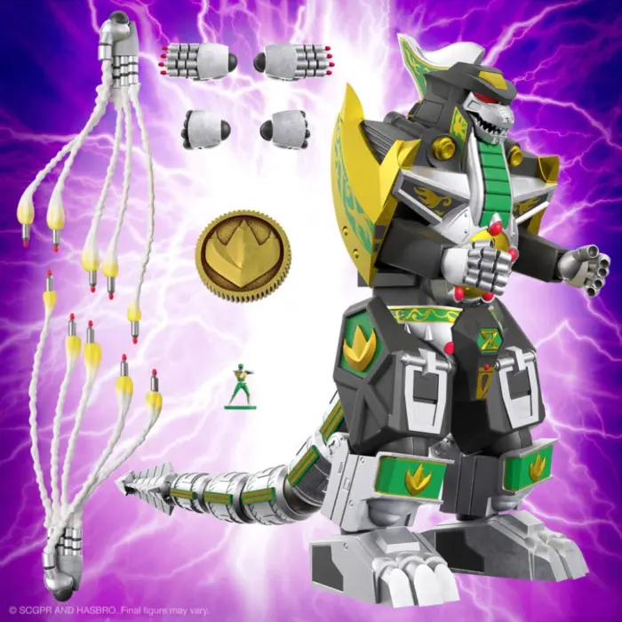Dragonzord Power Rangers Ultimates! Figur von Super7 aus der (MMPR) Mighty Morphin Power Rangers Serie