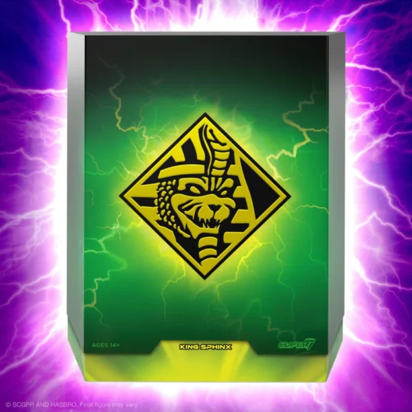 King Sphinx Power Rangers Ultimates! Figur von Super7 aus der Mighty Morphin Power Rangers Serie