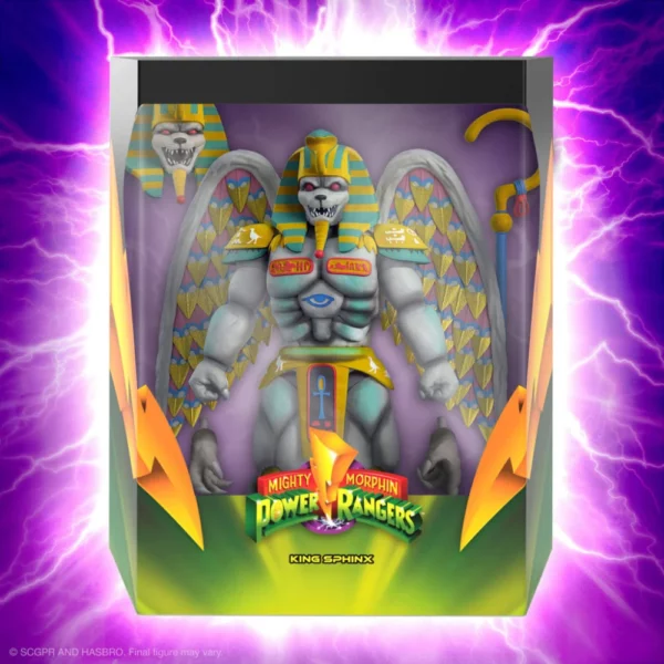 King Sphinx Power Rangers Ultimates! Figur von Super7 aus der Mighty Morphin Power Rangers Serie