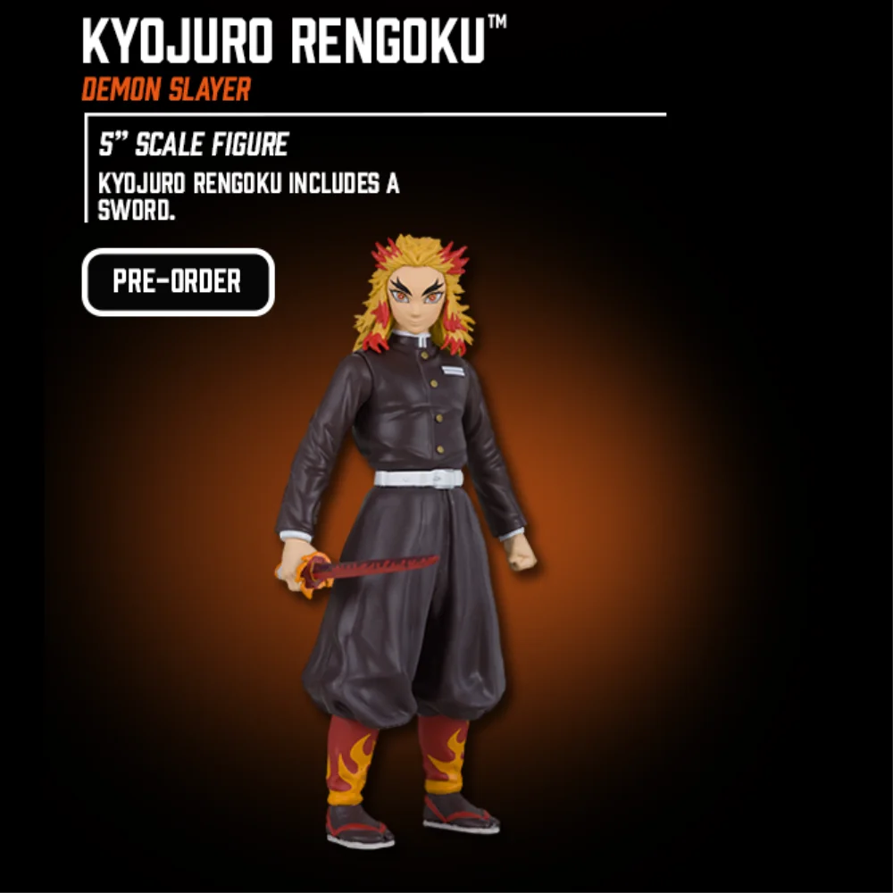 Kyojuro Rengoku Demon Slayer Kimetsu no Yaiba Wave 2 Figuren von McFarlane Toys