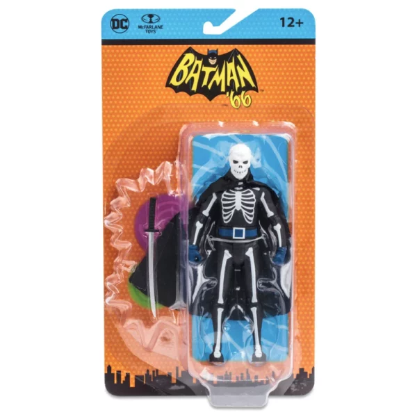 Lord Death Man als DC Retro Figur von McFarlane Toys aus der Batman 66 Classic TV Serie