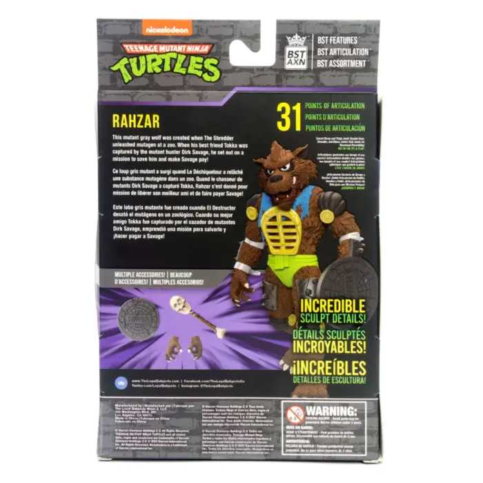 Rahzar Teenage Mutant Ninja Turtles BST AXN Figur von The Loyal Subjects