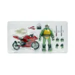 Raphael with Motorcycle Teenage Mutant Ninja Turtles (TMNT) BST AXN Figuren und rotes Motorrad von The Loyal Subjects in der IDW Comic Version