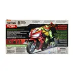 Raphael with Motorcycle Teenage Mutant Ninja Turtles (TMNT) BST AXN Figuren und rotes Motorrad von The Loyal Subjects in der IDW Comic Version