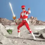 Red (roter) Ranger Power Rangers Ultimates! Figur von Super7 aus der Mighty Morphin Power Rangers Serie
