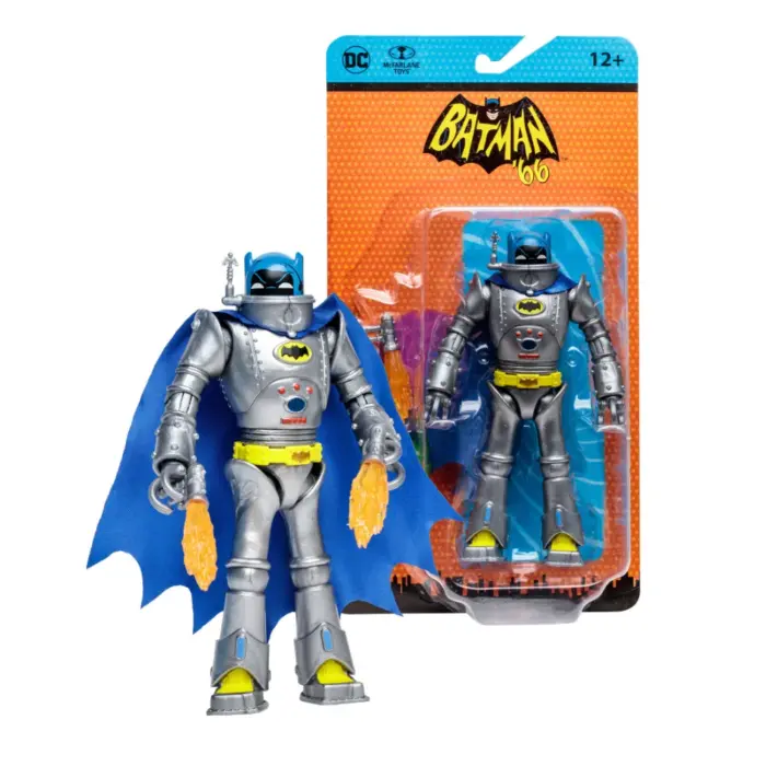 Robot Batman (Comic) als DC Retro Figur von McFarlane Toys aus der Batman 66 Classic TV Serie