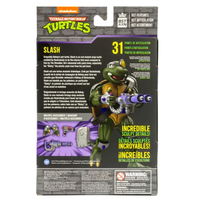 Slash Teenage Mutant Ninja Turtles BST AXN Figur von The Loyal Subjects