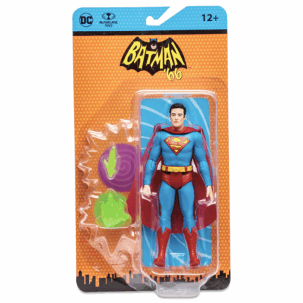 Superman (Comic) als DC Retro Figur von McFarlane Toys aus der Batman 66 Classic TV Serie