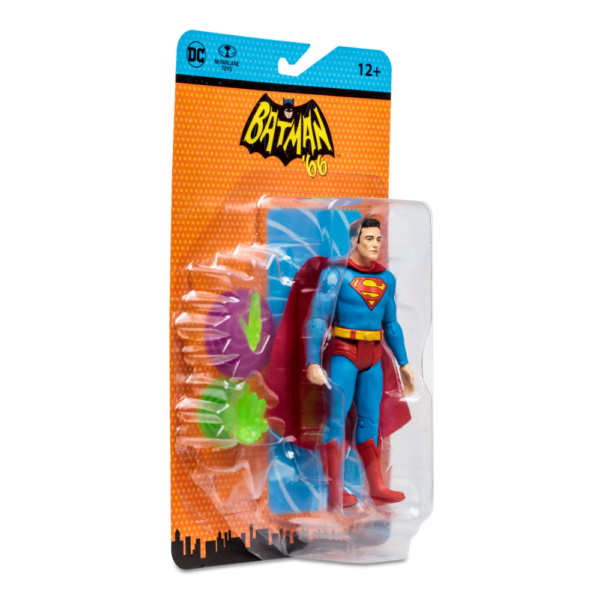 Superman (Comic) als DC Retro Figur von McFarlane Toys aus der Batman 66 Classic TV Serie