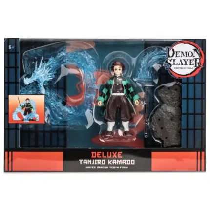 Tanjiro Kamado Water Dragon tenth Form Demon Slayer Kimetsu no Yaiba 5-Inch Deluxe Anime Figur von McFarlane Toys