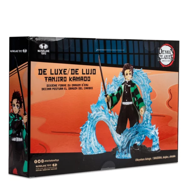 Tanjiro Kamado Water Dragon tenth Form Demon Slayer Kimetsu no Yaiba 5-Inch Deluxe Anime Figur von McFarlane Toys