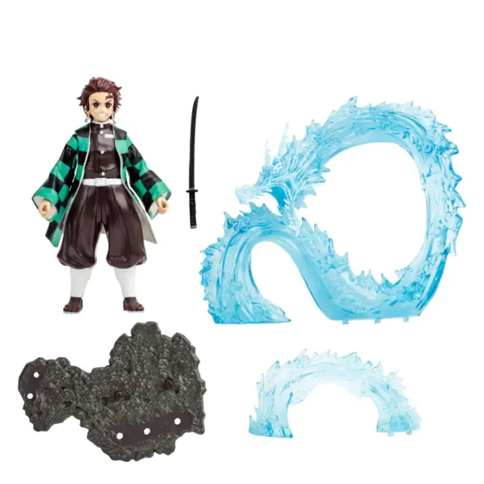 Tanjiro Kamado Water Dragon tenth Form Demon Slayer Kimetsu no Yaiba 5-Inch Deluxe Anime Figur von McFarlane Toys