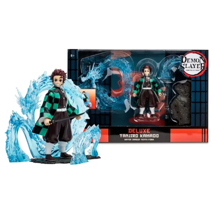 Tanjiro Kamado Water Dragon tenth Form Demon Slayer Kimetsu no Yaiba 5-Inch Deluxe Anime Figur von McFarlane Toys