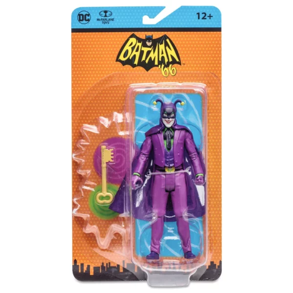 The Joker (Comic) als DC Retro Figur von McFarlane Toys aus der Batman 66 Classic TV Serie