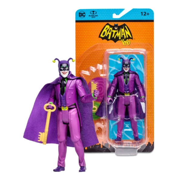 The Joker (Comic) als DC Retro Figur von McFarlane Toys aus der Batman 66 Classic TV Serie