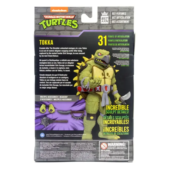 Tokka Teenage Mutant Ninja Turtles BST AXN Figur von The Loyal Subjects