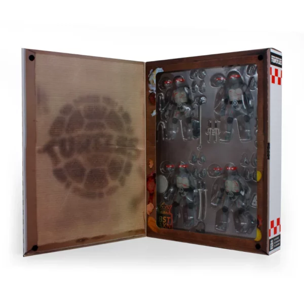Turtle Battle Damage Colorway 4er-Pack Teenage Mutant Ninja Turtles BST AXN Figur von The Loyal Subjects