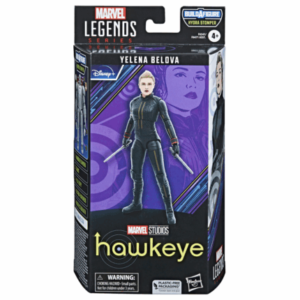 Yelena Belova Marvel Legends Series Figur von Hasbro Build-A-Figure (BAF) Hydro Stomper Wave aus Marvels Hawkeye
