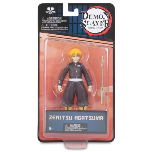 Zenitsu Agatsuma Demon Slayer Kimetsu no Yaiba 5-Inch PVC Anime Statue von McFarlane Toys