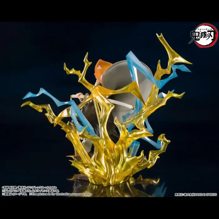 Zenitsu Agatsuma Thunderclap and Flash Demon Slayer Kimetsu no Yaiba FiguartsZERO Figur von Bandai Tamashii Nations