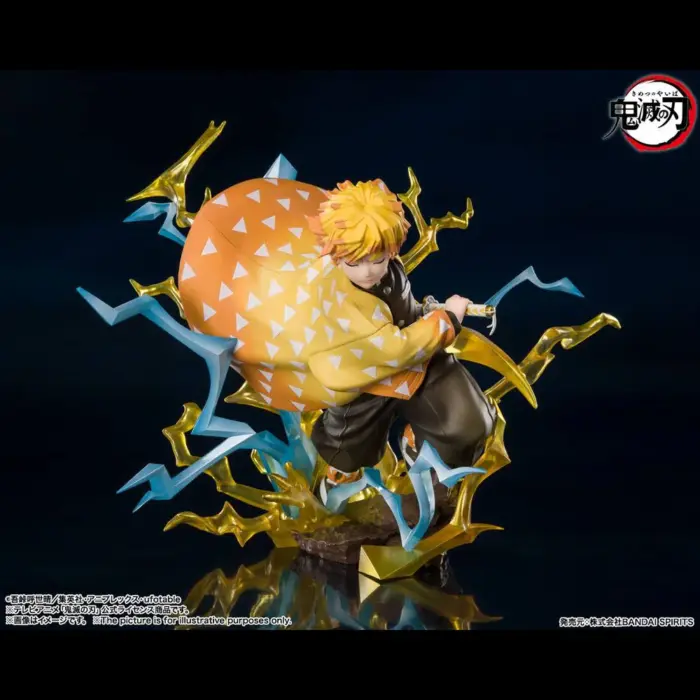 Zenitsu Agatsuma Thunderclap and Flash Demon Slayer Kimetsu no Yaiba FiguartsZERO Figur von Bandai Tamashii Nations