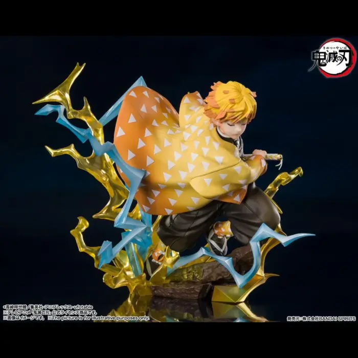 Zenitsu Agatsuma Thunderclap and Flash Demon Slayer Kimetsu no Yaiba FiguartsZERO Figur von Bandai Tamashii Nations