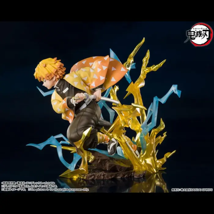 Zenitsu Agatsuma Thunderclap and Flash Demon Slayer Kimetsu no Yaiba FiguartsZERO Figur von Bandai Tamashii Nations