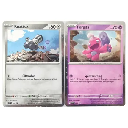 Karmesin und Purpur Knattox & Forgita Promokarten-Set (Deutsche Version)