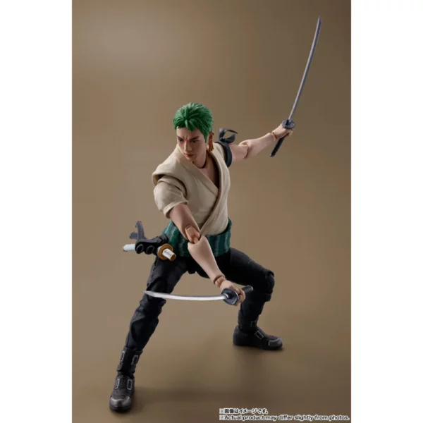 Lorenor Zorro (Roronoa Zoro) aus der One Piece Live-Action Netflix Serie als S.H. Figuarts Figur von Bandai Tamashii Nations