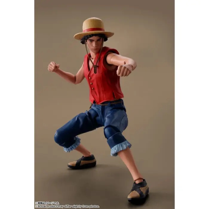Monkey D. Ruffy (Luffy) aus der Live-Action One Piece Netflix Serie als S.H. Figuarts Figur von Bandai Tamashii Nations