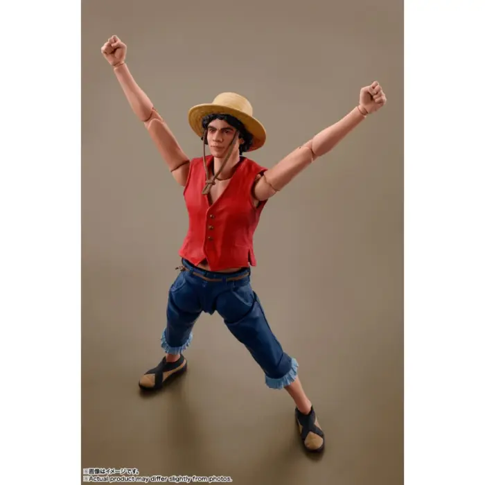 Monkey D. Ruffy (Luffy) aus der Live-Action One Piece Netflix Serie als S.H. Figuarts Figur von Bandai Tamashii Nations