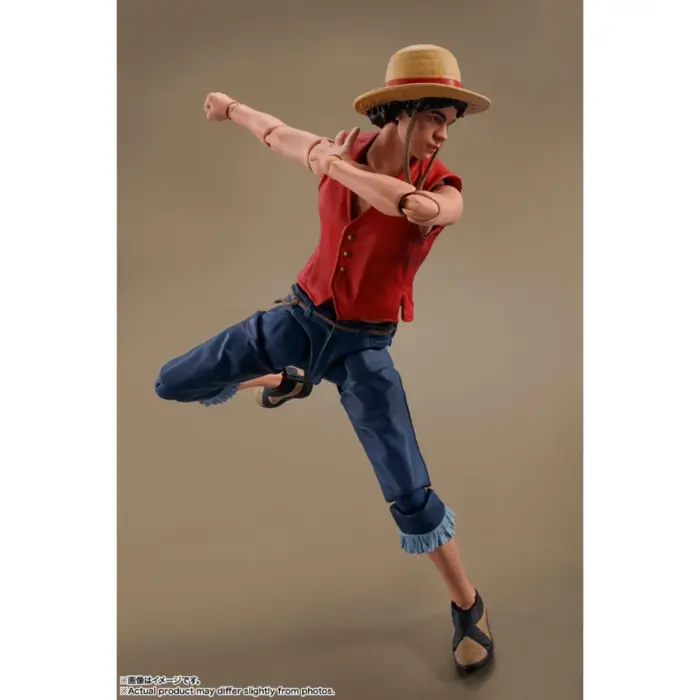Monkey D. Ruffy (Luffy) aus der Live-Action One Piece Netflix Serie als S.H. Figuarts Figur von Bandai Tamashii Nations