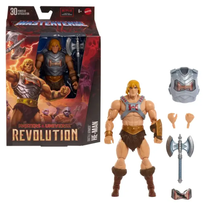 Battle Armor He-Man Masters of the Universe Revolution Masterverse Figur von Mattel