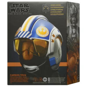 Carson Teva Helm Star Wars Black Series elektronischer Cosplay Helm von Hasbro aus Star Wars: The Mandalorian