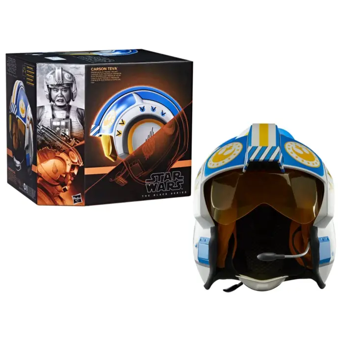Carson Teva Helm Star Wars Black Series elektronischer Cosplay Helm von Hasbro aus Star Wars: The Mandalorian